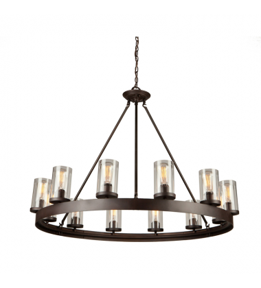  Menlo Park 12-Light Chandelier-(AC10002)-Artcraft