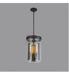 Dahlia 3 Light Pendant, Black-(AC10051BK)-Artcraft
