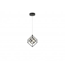  Tulip Collection Integrated LED Pendant, Matte Black-(AC1011)-Artcraft
