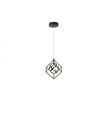  Tulip Collection Integrated LED Pendant, Matte Black-(AC1011)-Artcraft