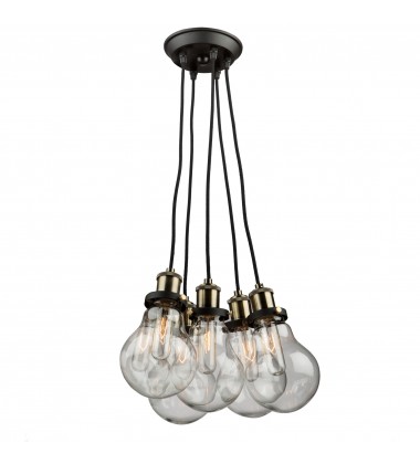  Edison 5-Light Chandelier-(AC10485)-Artcraft