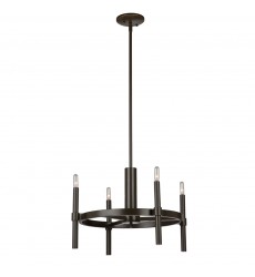  Encore 4-Light Chandelier-(AC10665OB)-Artcraft