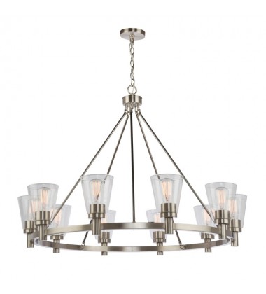  Clarence AC10760BN Chandelier - Artcraft