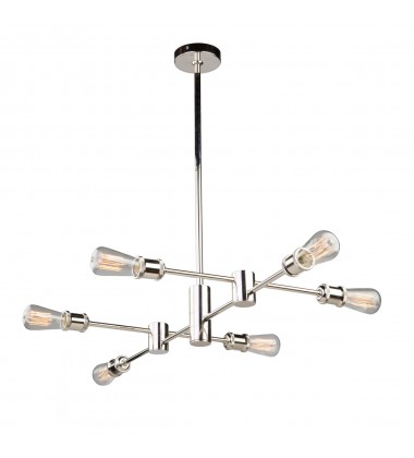  Tribeca 6-Light Chandelier-(AC10786PN)-Artcraft