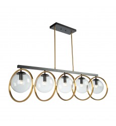  Lugano 5 Light Island Light-(AC10896VB)-Artcraft