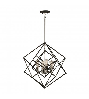 Artistry 4-Light Chandelier-(AC11114PN)-Artcraft Artistry 4-Light Chandelier-(AC11114PN)-Artcraft