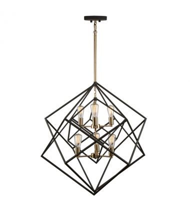 Artistry 6-Light Chandelier-(AC11116)-Artcraft Artistry 6-Light Chandelier-(AC11116)-Artcraft