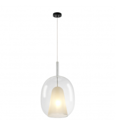 DUSK PENDANT CLEAR GLASS-(AC11219CL)-Artcraft