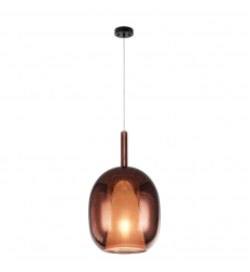 DUSK PENDANT ESPRESSO GLASS-(AC11219EC)-Artcraft