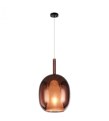DUSK PENDANT ESPRESSO GLASS-(AC11219EC)-Artcraft DUSK PENDANT ESPRESSO GLASS-(AC11219EC)-Artcraft