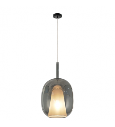 DUSK PENDANT SMOKE GLASS-(AC11219SM)-Artcraft