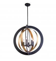 Capri 6-Light Chandelier-(AC11236)-Artcraft  Capri 6-Light Chandelier-(AC11236)-Artcraft
