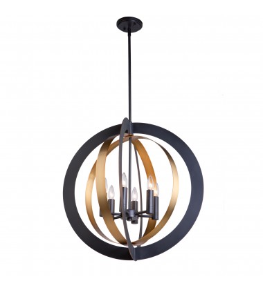 Capri 6-Light Chandelier-(AC11236)-Artcraft  Capri 6-Light Chandelier-(AC11236)-Artcraft
