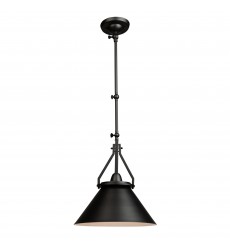 Brydon 1 Light Sconce/Pendant Black-(AC11242BK)-Artcraft  Brydon 1 Light Sconce/Pendant Black-(AC11242BK)-Artcraft