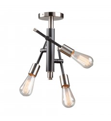  Truro 3 Light Semi-Flush Mount-(AC11251NB)-Artcraft