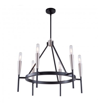  Flute AC11416 Chandelier - Artcraft