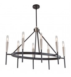  Flute AC11418 Chandelier - Artcraft