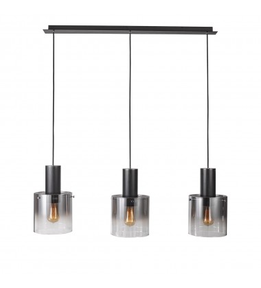  Henley 3 Light Island Light (Satin Black)-(AC11522SM)-Artcraft