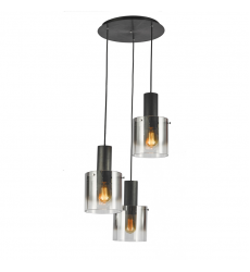  Henley 3 Light Chandelier-(AC11523SM)-Artcraft