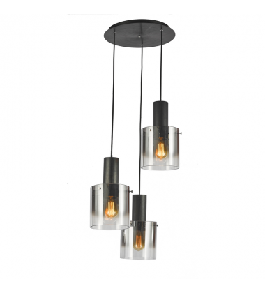 Henley 3 Light Chandelier-(AC11523SM)-Artcraft Henley 3 Light Chandelier-(AC11523SM)-Artcraft