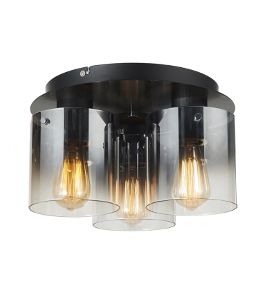 Henley 3 Light Flush Mount-(AC11524SM)-Artcraft Henley 3 Light Flush Mount-(AC11524SM)-Artcraft
