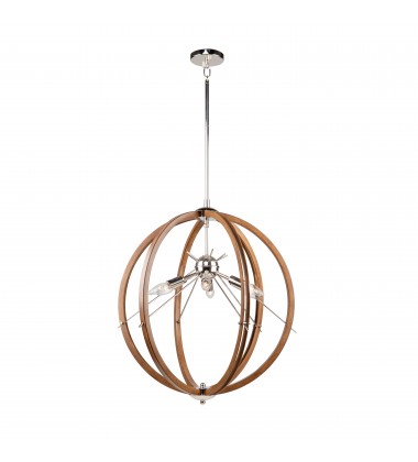  Abbey 6 Light Sphere Pendant-(AC11556PN)-Artcraft