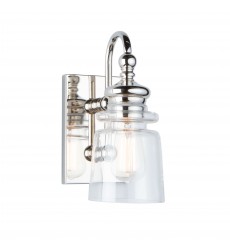  Castara 1 Light Wall Light AC11591PN-(AC11591PN)-Artcraft