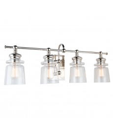  Castara 4 Light Wall Light AC11594PN-(AC11594PN)-Artcraft