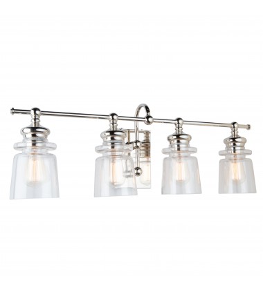  Castara 4 Light Wall Light AC11594PN-(AC11594PN)-Artcraft
