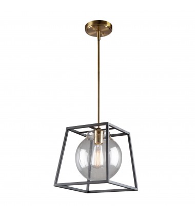 Bridegtown 1 Light Cage Pendant-(AC11601VB)-Artcraft Bridegtown 1 Light Cage Pendant-(AC11601VB)-Artcraft