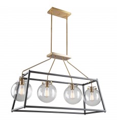 Bridegtown 4 Light Cage Pendant-(AC11604VB)-Artcraft Bridegtown 4 Light Cage Pendant-(AC11604VB)-Artcraft