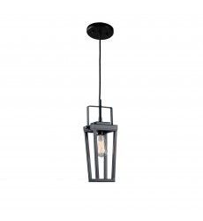  Carriage 1 Light Pendant Black-(AC11701BK)-Artcraft
