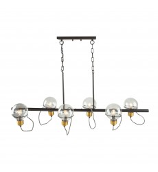 Martina 6 Light Island Light-(AC11726BK)-Artcraft