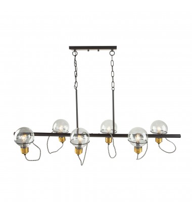  Martina 6 Light Island Light-(AC11726BK)-Artcraft