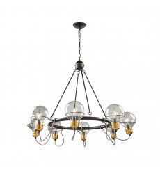  Martina 8 Light Chandelier-(AC11728BK)-Artcraft