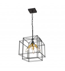 Artisan 4 Light Pendant-(AC11734BK)-Artcraft Artisan 4 Light Pendant-(AC11734BK)-Artcraft