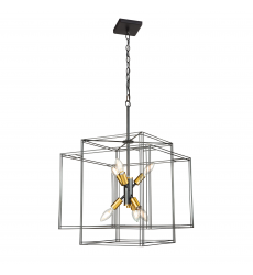 Artisan 6 Light Pendant AC11736BK - Artcraft  Artisan 6 Light Pendant AC11736BK - Artcraft