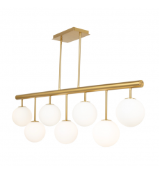  Aurelia Collection 7-Light Island/Pool Table Brass-(AC11767BR)-Artcraft