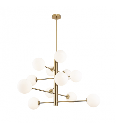  Aurelia Collection 12-Light Chandelier Brass-(AC11768BR)-Artcraft