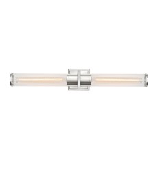 Positano - 2-Light Bathroom Vanity Light - Clear Glass/Polished Nickel-(AC11773CN)-Artcraft