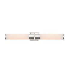  Positano - 2-Light Bathroom Vanity Light - White Glass/Polished Nickel-(AC11773WN)-Artcraft