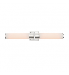  Positano - 2-Light Bathroom Vanity Light - White Glass/Polished Nickel-(AC11773WN)-Artcraft