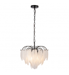 Alessia 4 Light Pendant, Black-(AC11780BK)-Artcraft Alessia 4 Light Pendant, Black-(AC11780BK)-Artcraft