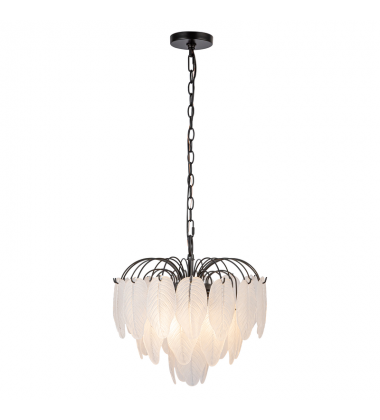Alessia 4 Light Pendant, Black-(AC11780BK)-Artcraft
