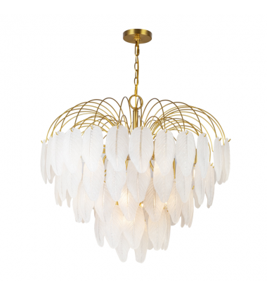Alessia Collection 19-Light Chandelier Brushed Brass-(AC11782BR)-Artcraft Alessia Collection 19-Light Chandelier Brushed Brass-(AC11782BR)-Artcraft