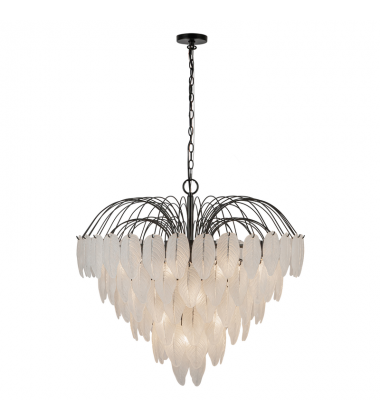 Alessia 24 Light Chandelier, Black-(AC11783BK)-Artcraft Alessia 24 Light Chandelier, Black-(AC11783BK)-Artcraft
