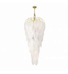  Alessia Collection 21-Light Chandelier Brushed Brass-(AC11784BR)-Artcraft