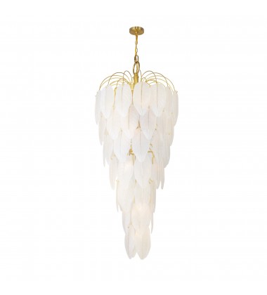  Alessia Collection 21-Light Chandelier Brushed Brass-(AC11784BR)-Artcraft