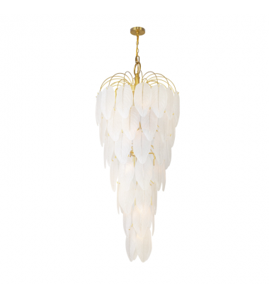  Alessia Collection 21-Light Chandelier Brushed Brass-(AC11784BR)-Artcraft