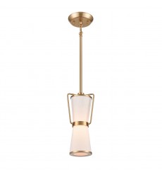  Layla Single Pendant Brushed Brass-(AC11830BB)-Artcraft